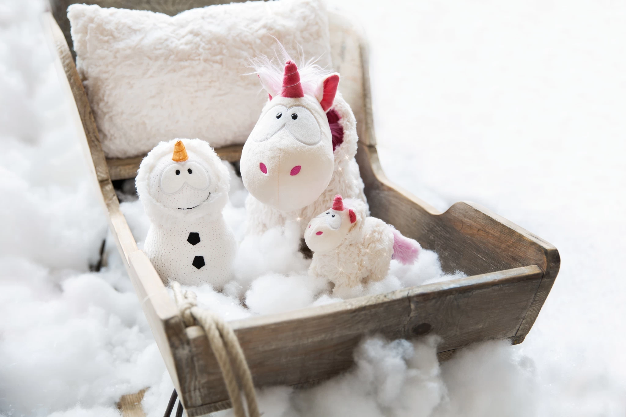 Nici 48164 Einhorn Theodor im Schneeanzug ca 32cm Plüsch Kuscheltier GREEN