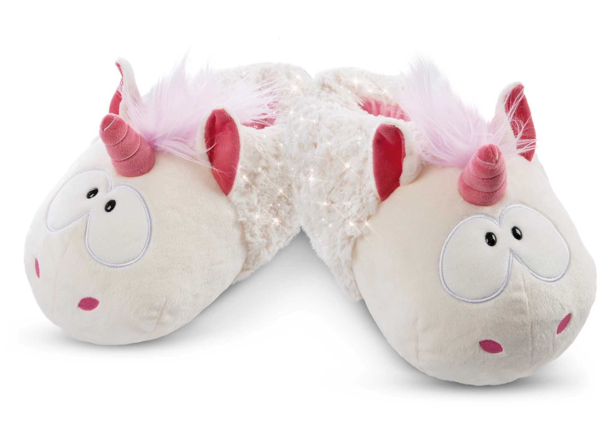 Nici 48168 Hausschuhe Einhorn Theodor im Schneeanzug figürlich Gr.34-37 GREEN