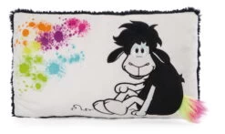 Nici 48254 Kissen Schwarzes Schaf Jerome Ca 43x25cm Comic Wolf Ulvy & Friends