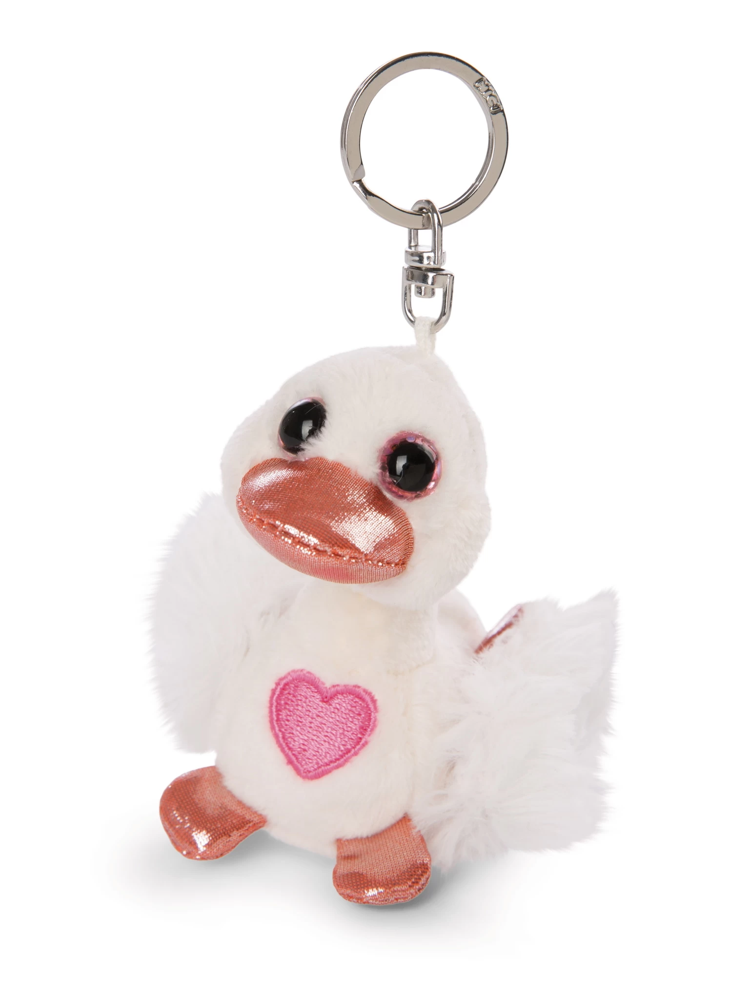 Nici 48260 Schlüsselangänger Schwan weiß ca 10cm Plüsch Love Classics GREEN