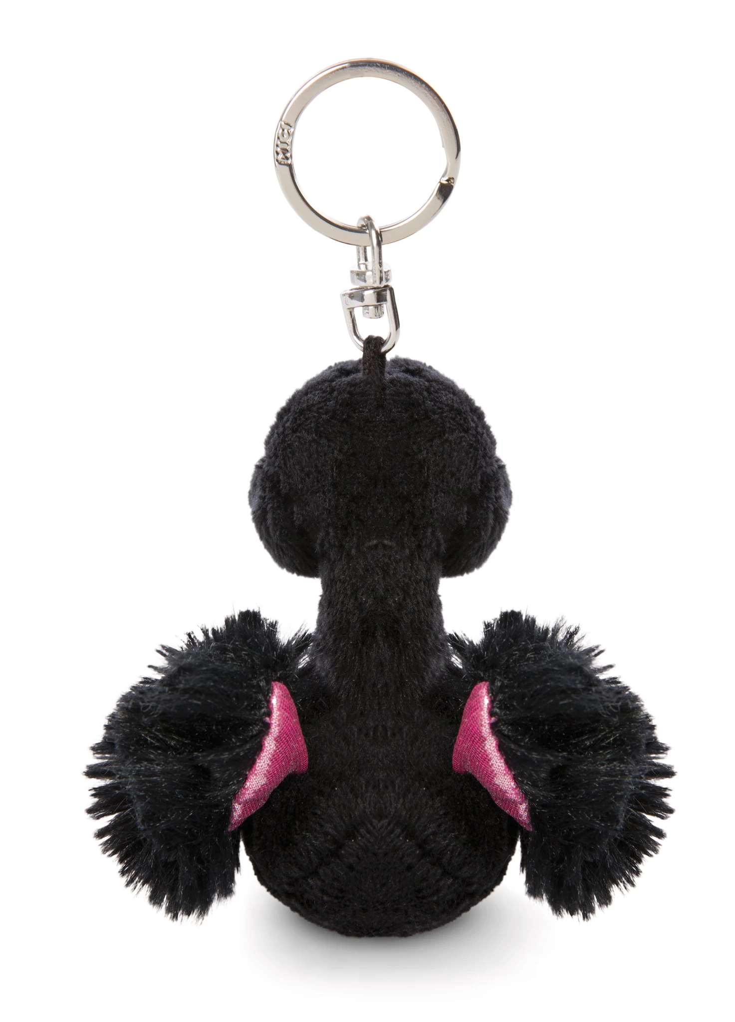 Nici 48261 Schlüsselangänger Schwan schwarz ca 10cm Plüsch Love Classics GREEN