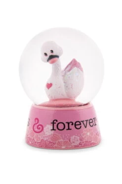 Nici 48282 Schüttelkugel Schneekugel Schwan Weiß 6,5cm Love Classics