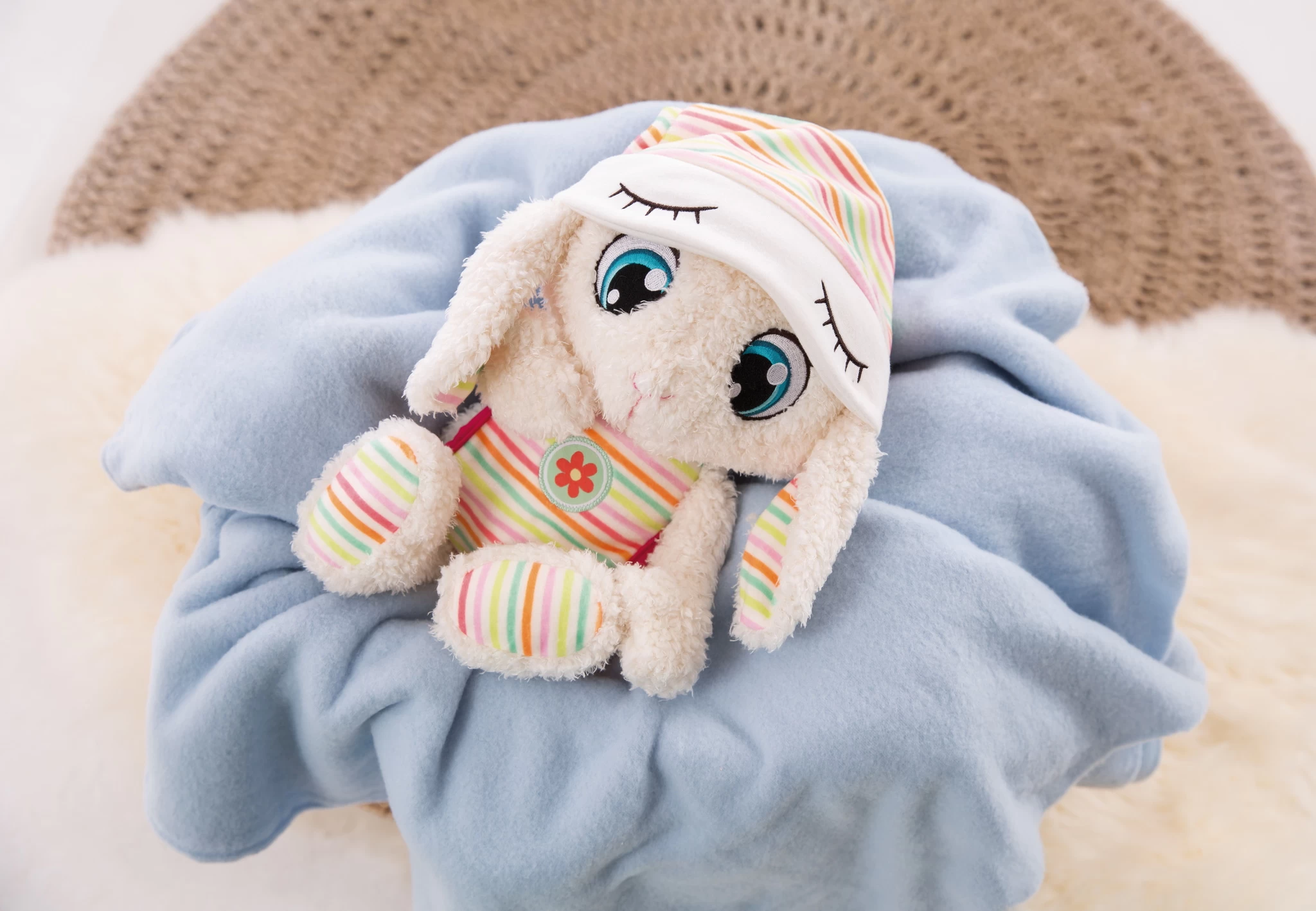 Nici 48290 Schlafmützen Schaf Jolala 22cm Plüsch Kuscheltier Schlenker