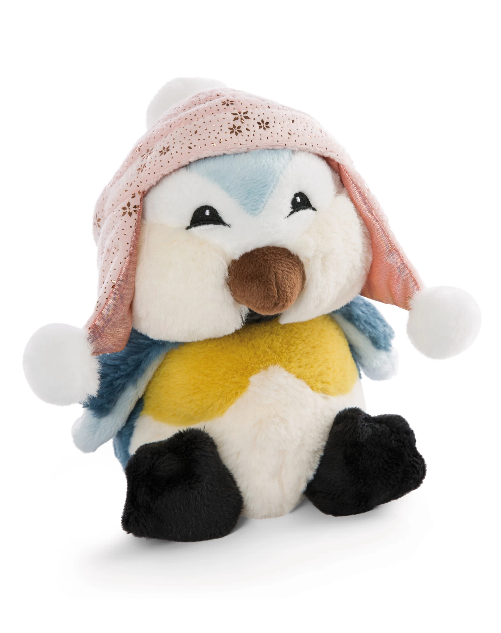 Nici 48307 Vogel Andoli Meise ca 13cm Plüsch Kuscheltier Winter Friends GREEN