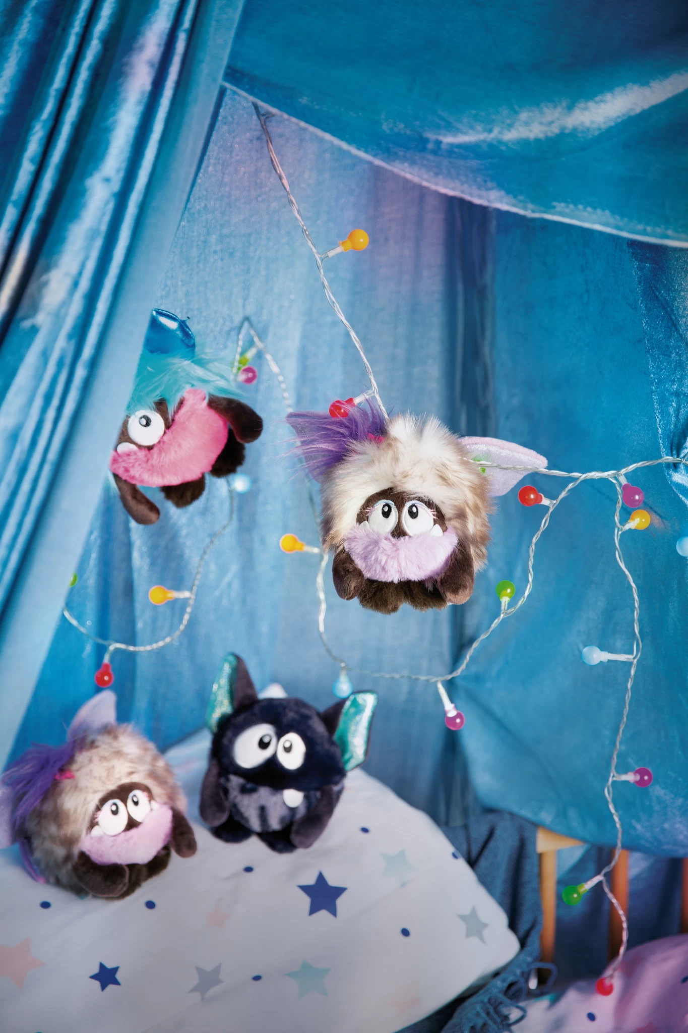 Nici 48422 Monsterdoos Monster Scarydoo türkis 10cm Plüsch Kuscheltier