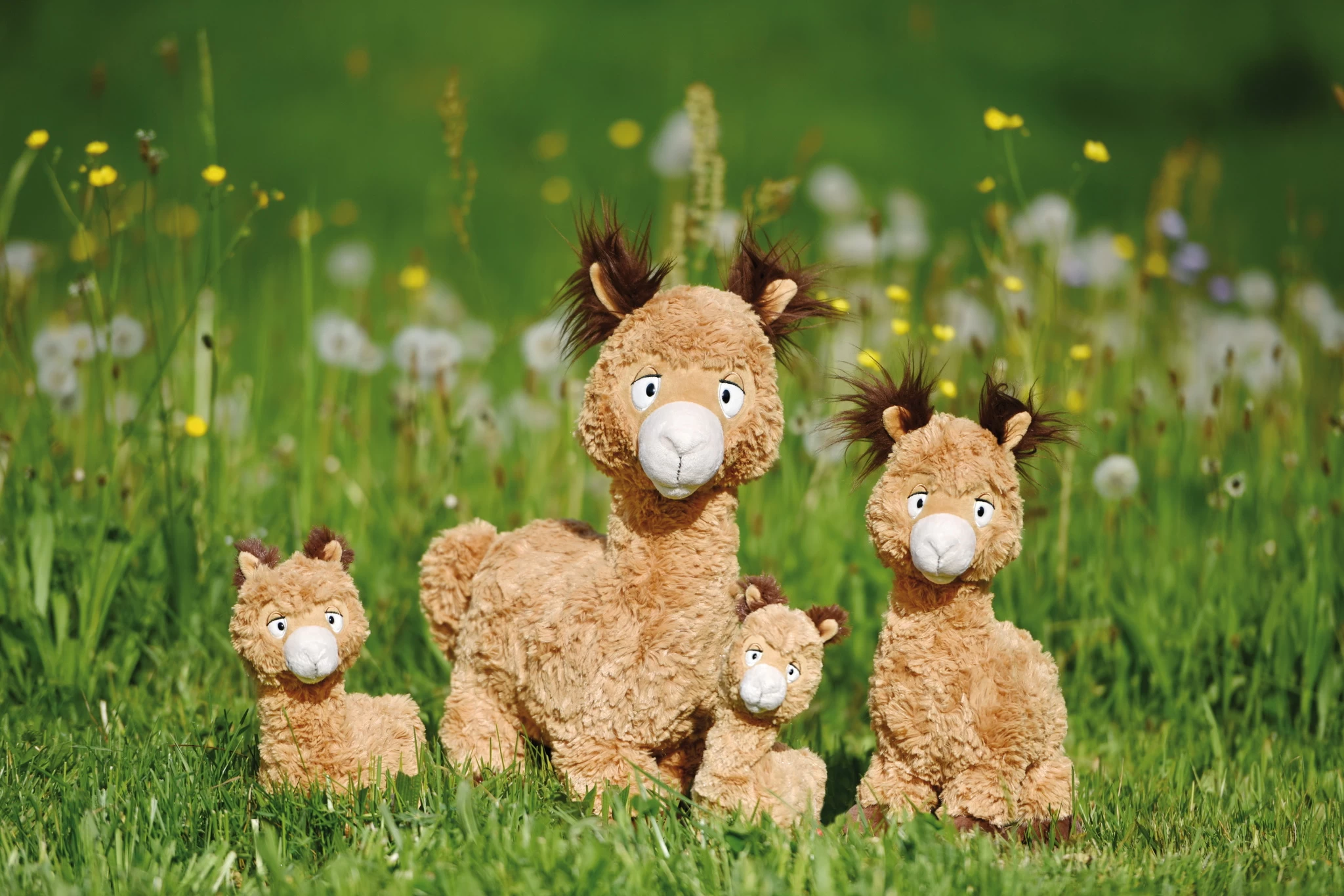 Nici 48606 Alpaka Al Paka 35cm stehend Plüsch Kuscheltier GREEN