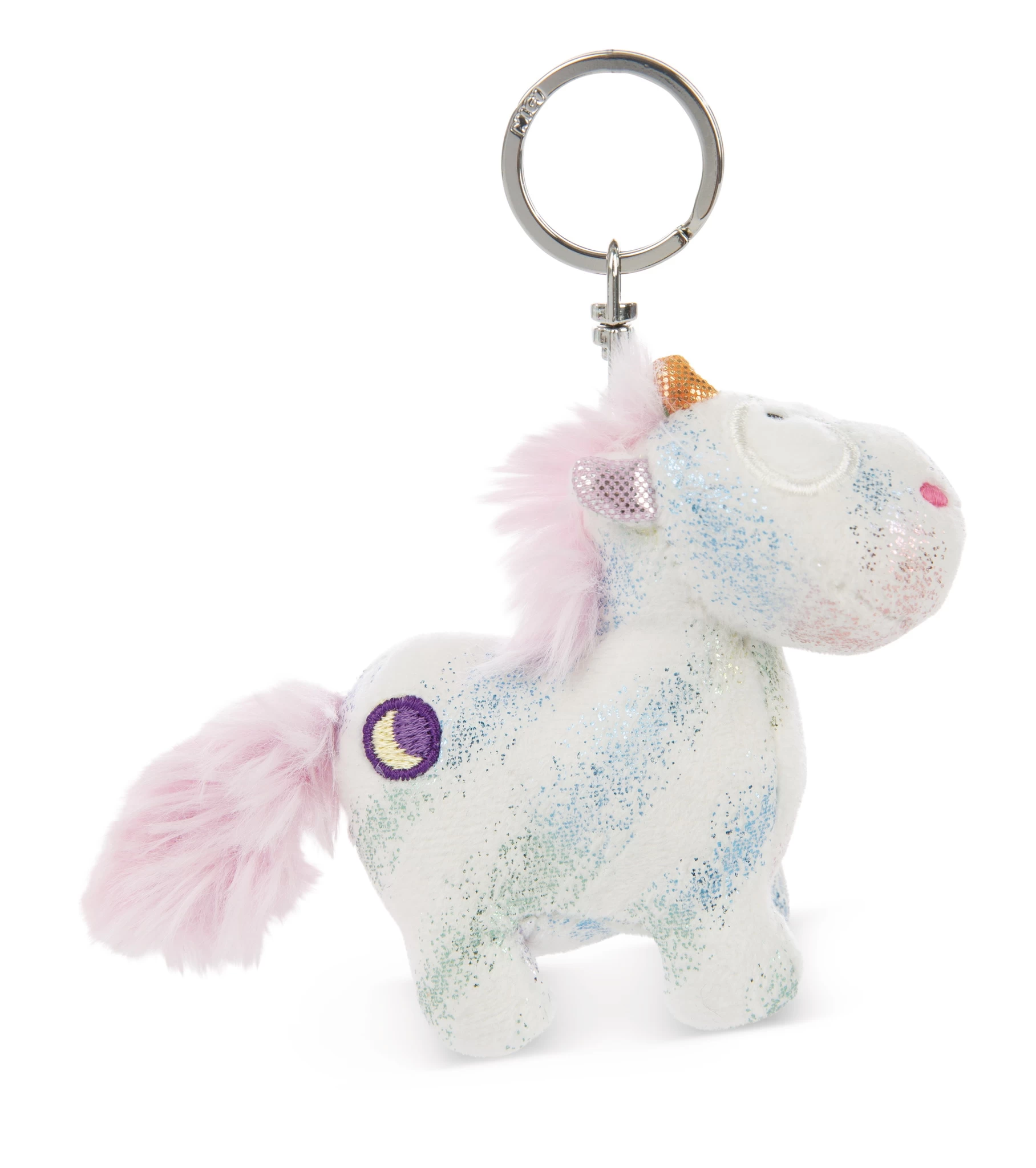 Nici 48620 Schlüsselanhänger Einhorn Moon Keeper 10cm Plüsch Magical Dreams