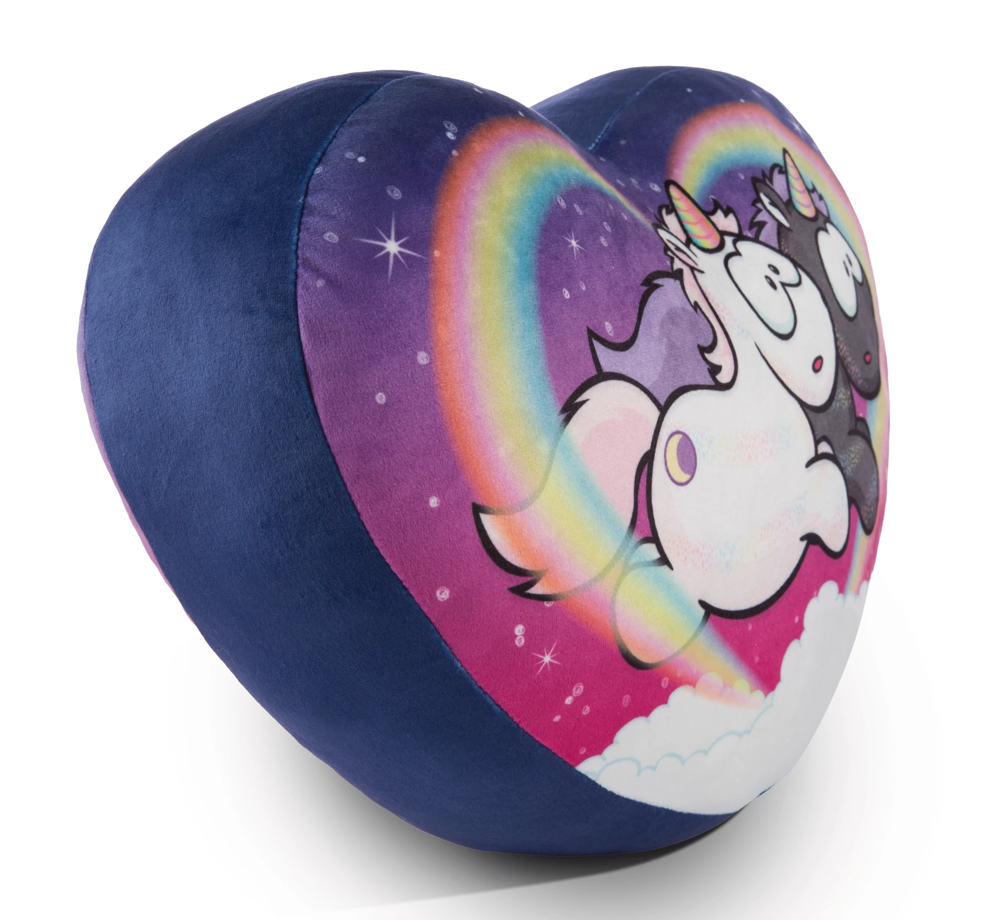 Nici 48638 Herz-Kissen Einhörner Star Bringer & Moon Keeper 40x28 Magical Dreams