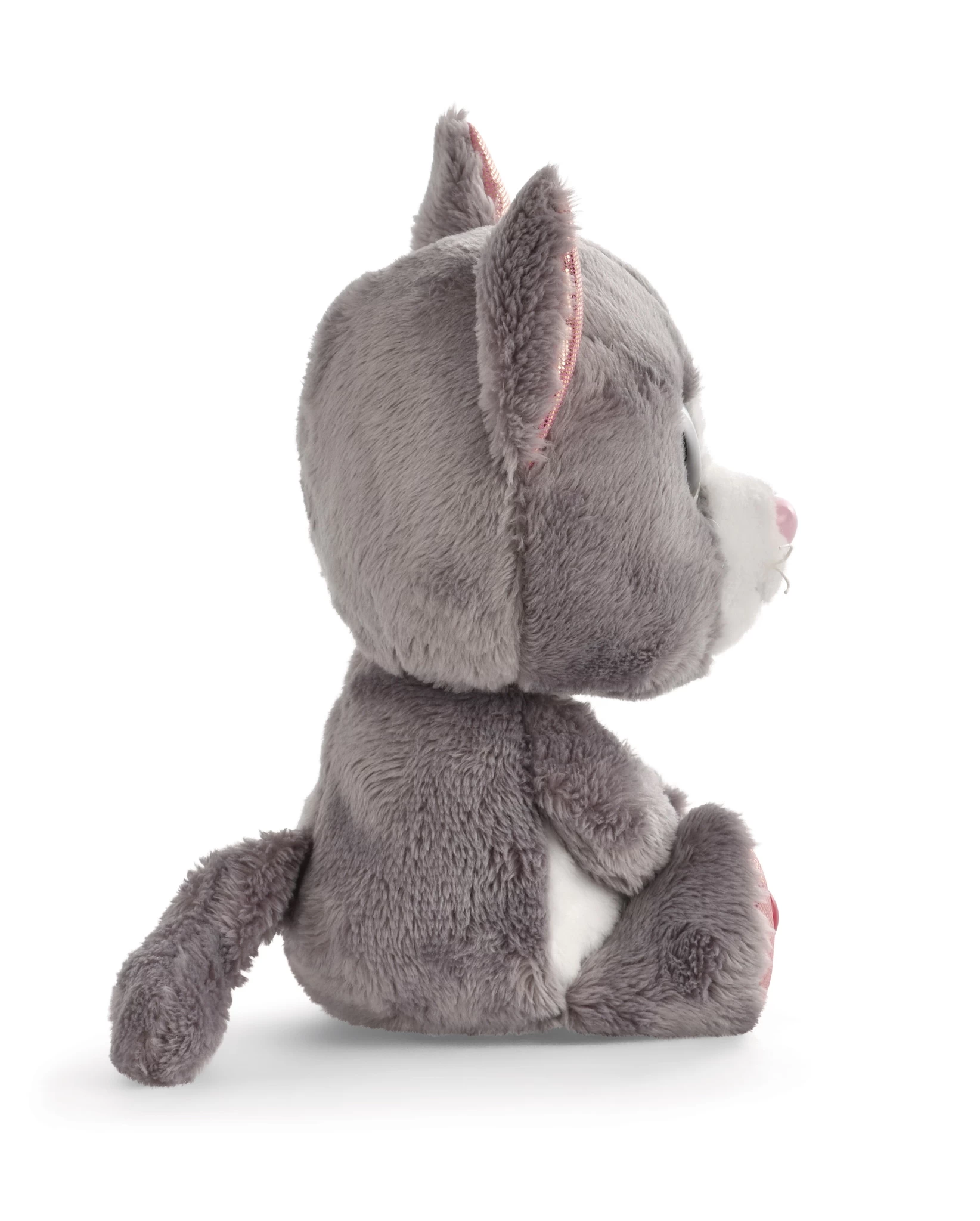 Nici 48697 GLUBSCHIS Katze grau Felinja ca 15cm Pet Edition GREEN Haustier