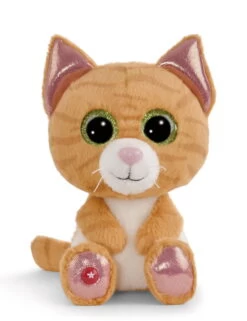 Nici 48698 GLUBSCHIS Katze Getigert Tabbrey Ca 15cm Pet Edition GREEN Haustier