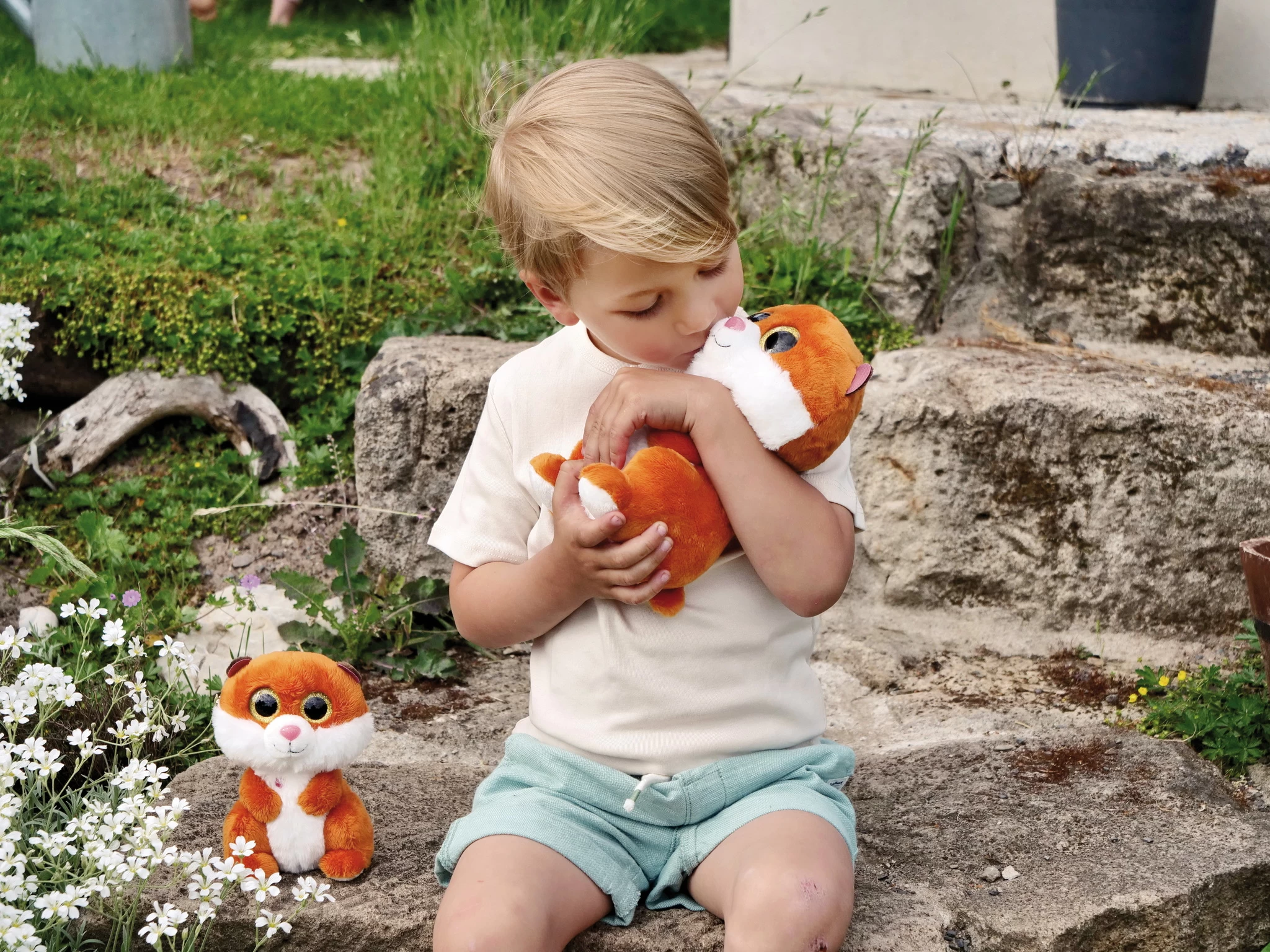 Nici 48704 GLUBSCHIS Hamster Stubbi ca 25cm Pet Edition GREEN Haustier