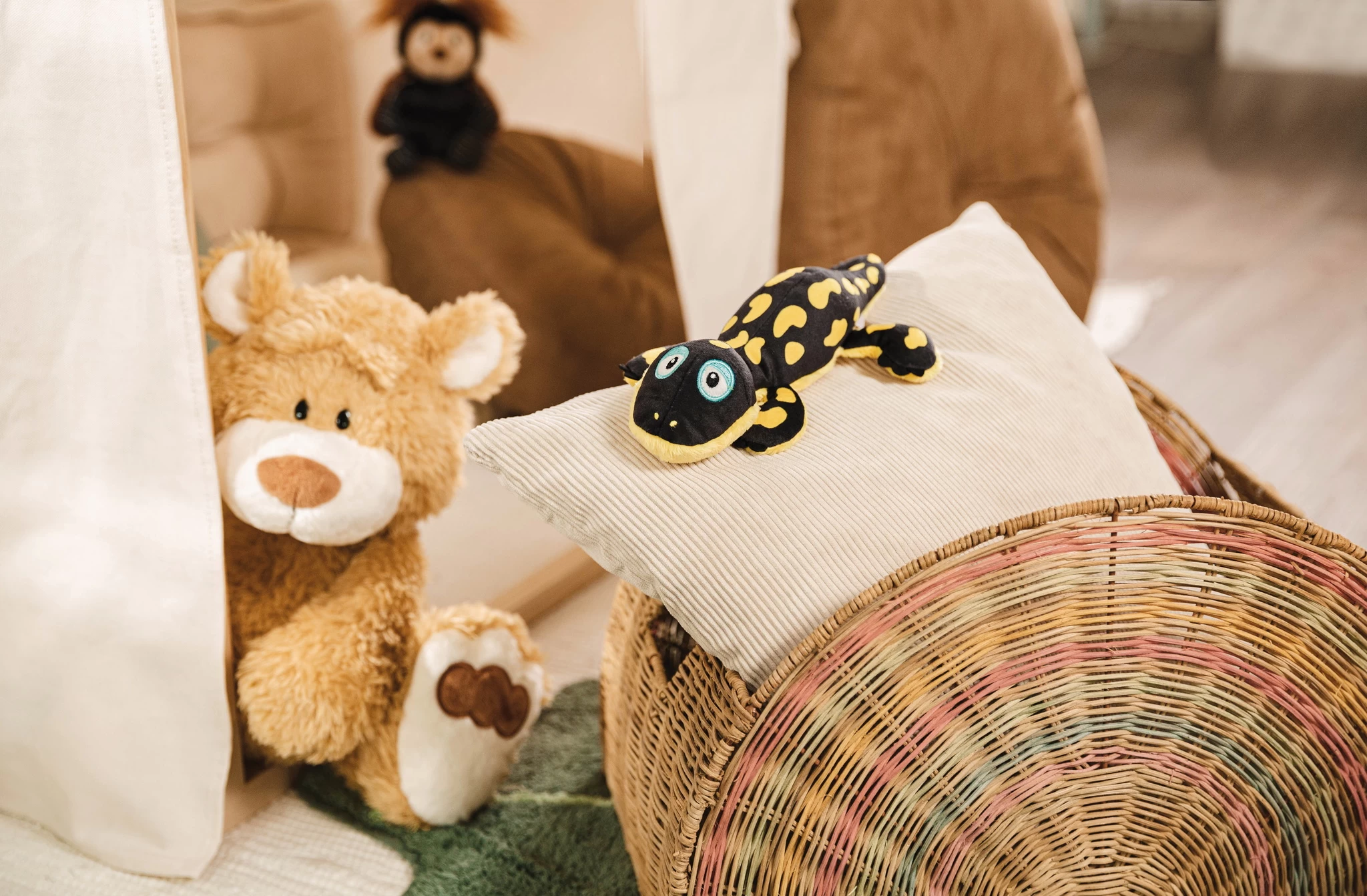 Nici 48780 Salamander Don Fuego ca 25cm Plüsch Kuscheltier GREEN Classic Bear