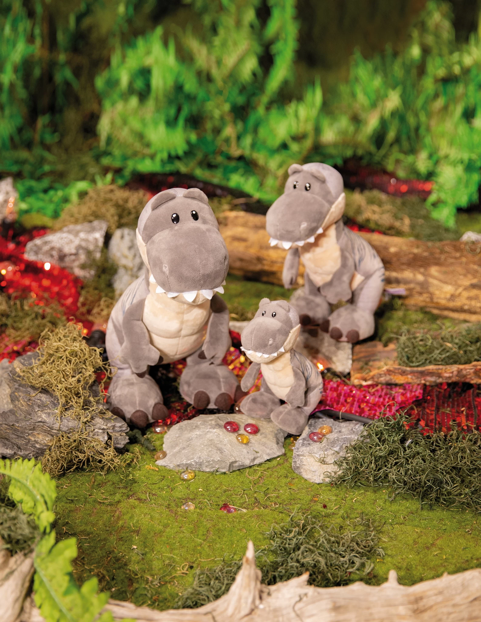 Nici 48807 Dinosaurier Tony-Rex 17cm stehend Plüsch Kuscheltier Dino T-Rex GREEN