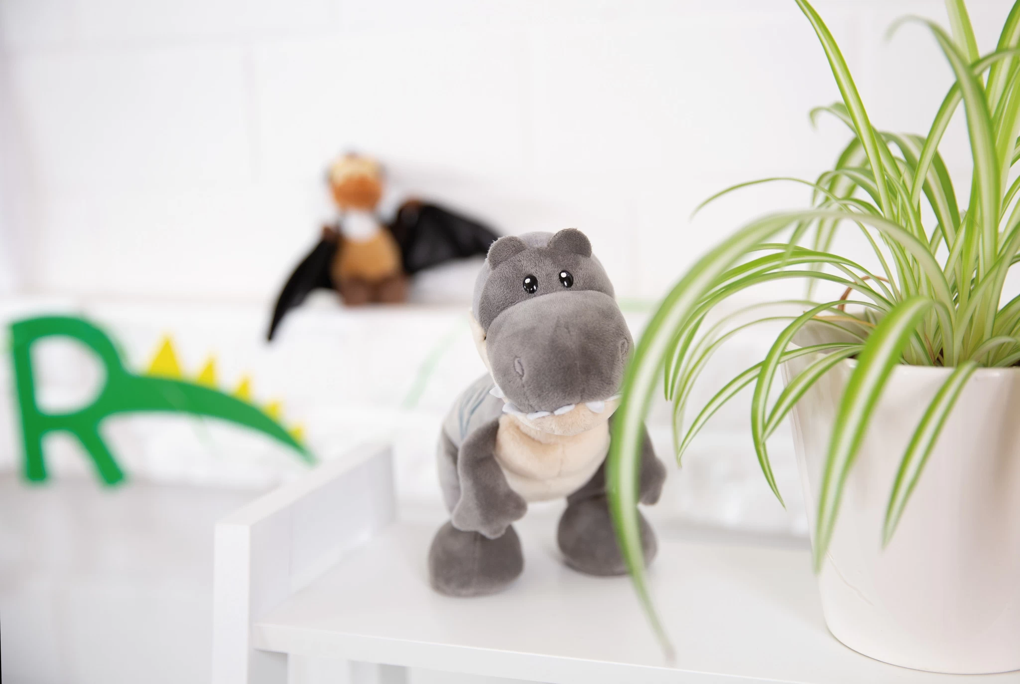 Nici 48807 Dinosaurier Tony-Rex 17cm stehend Plüsch Kuscheltier Dino T-Rex GREEN