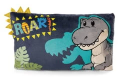 Nici 48819 Kissen Dinosaurier Tony-Rex Plüsch Dino T-Rex 43x25cm GREEN