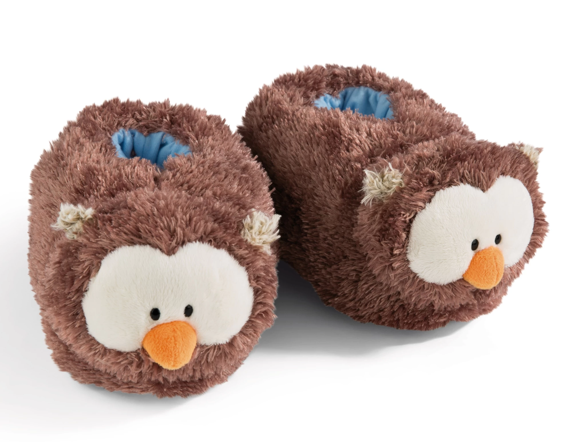 Nici 48934 Hausschuhe Eule Oscar figürlich Größe 34-37 (M) Plüsch GREEN