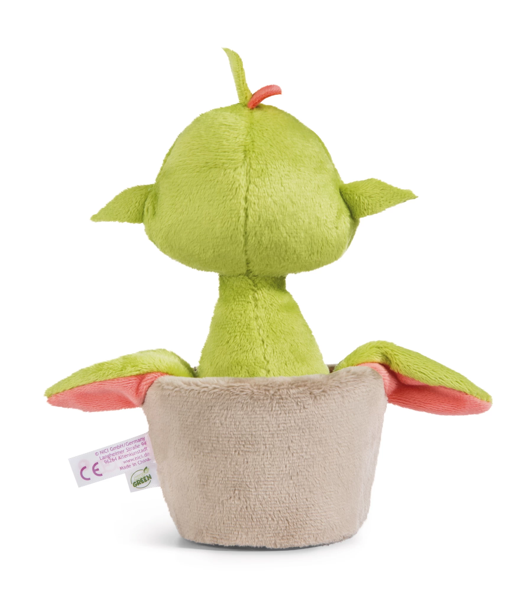 Nici 48944 Fleischfressende Pflanze Gisela 18cm Plüschfigur GREEN Funny Flowers