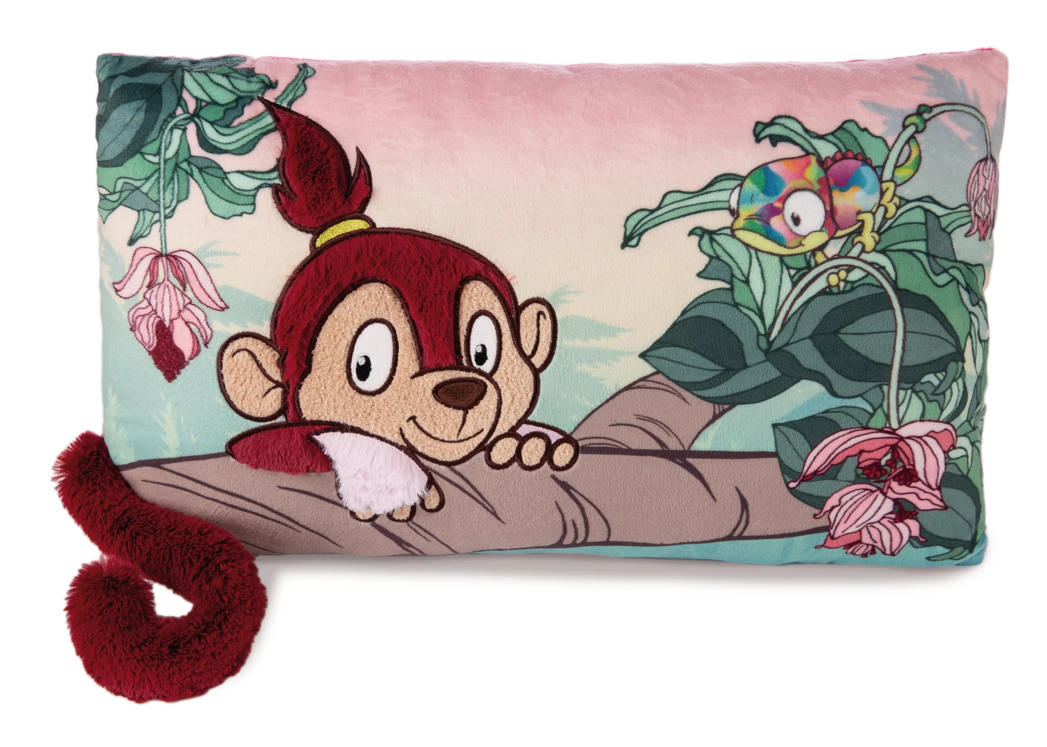 Nici 48965 Kissen Affe Tuula mit Applikation 43x25cm Plüsch Spring Summer