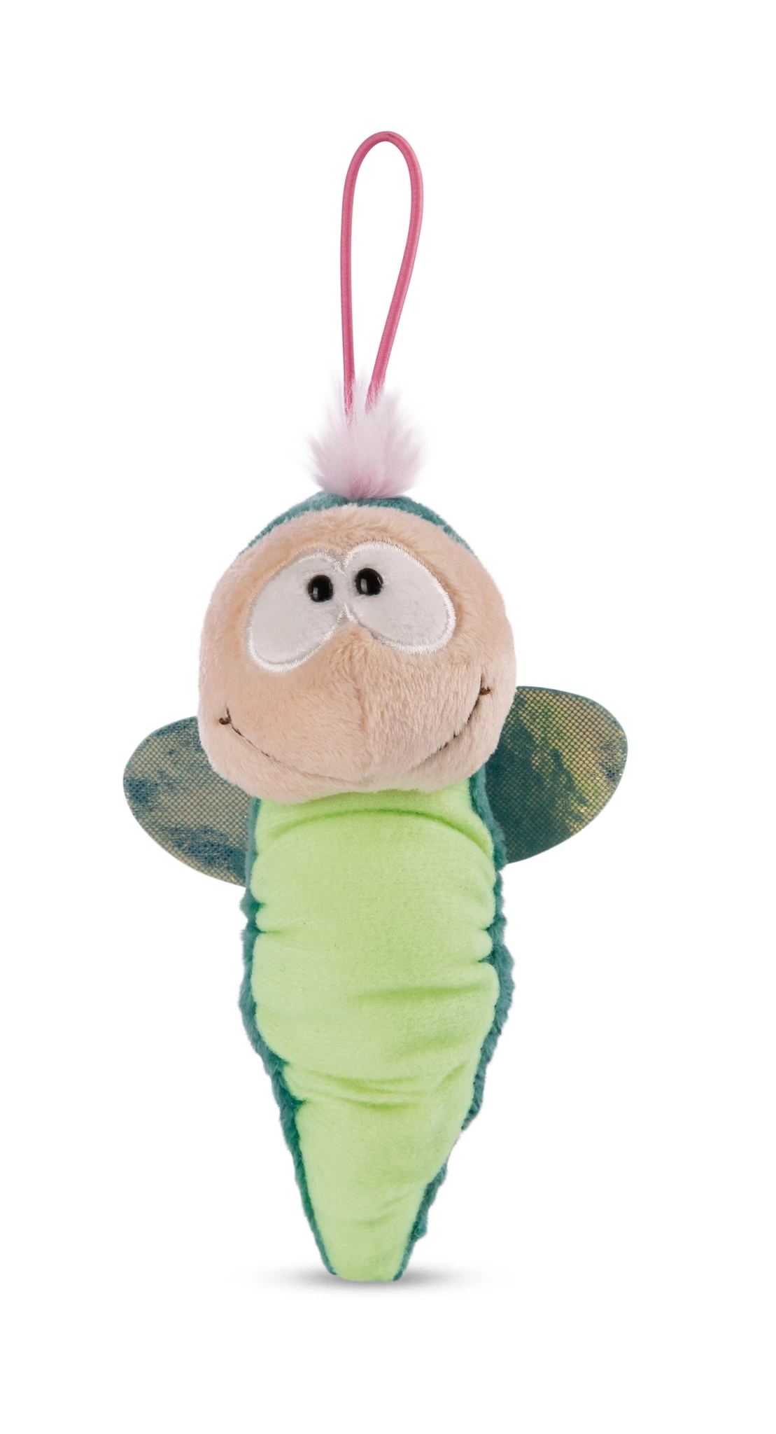 Nici 49105 Glühwürmchen Glim Jim 13cm mit Loop Plüsch Theodor Midnight Floral