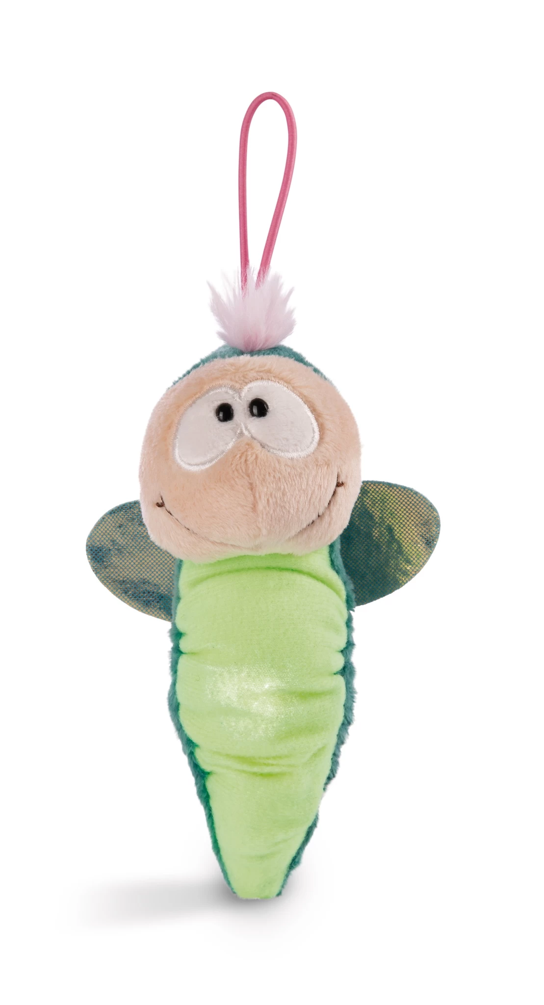 Nici 49105 Glühwürmchen Glim Jim 13cm mit Loop Plüsch Theodor Midnight Floral