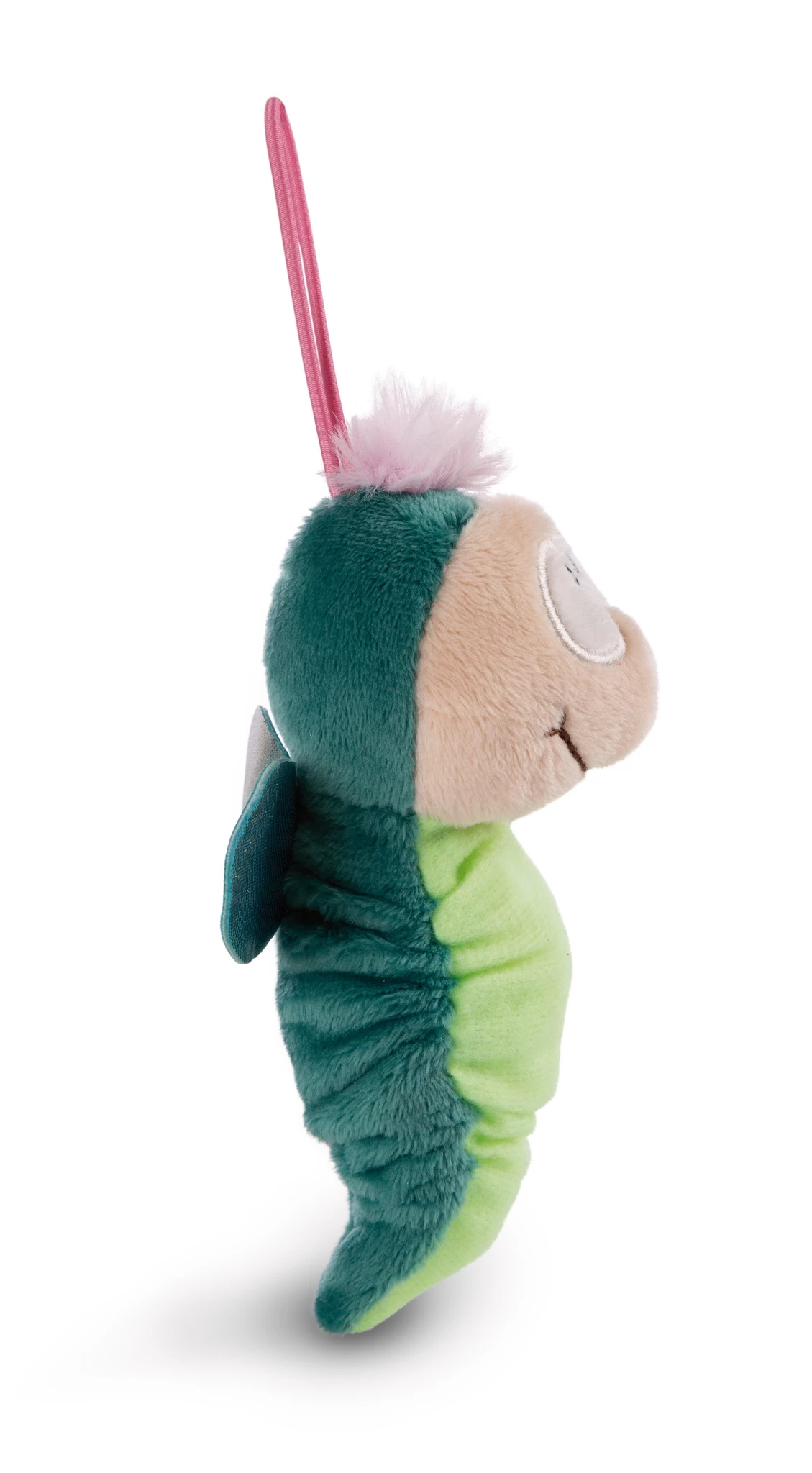 Nici 49105 Glühwürmchen Glim Jim 13cm mit Loop Plüsch Theodor Midnight Floral