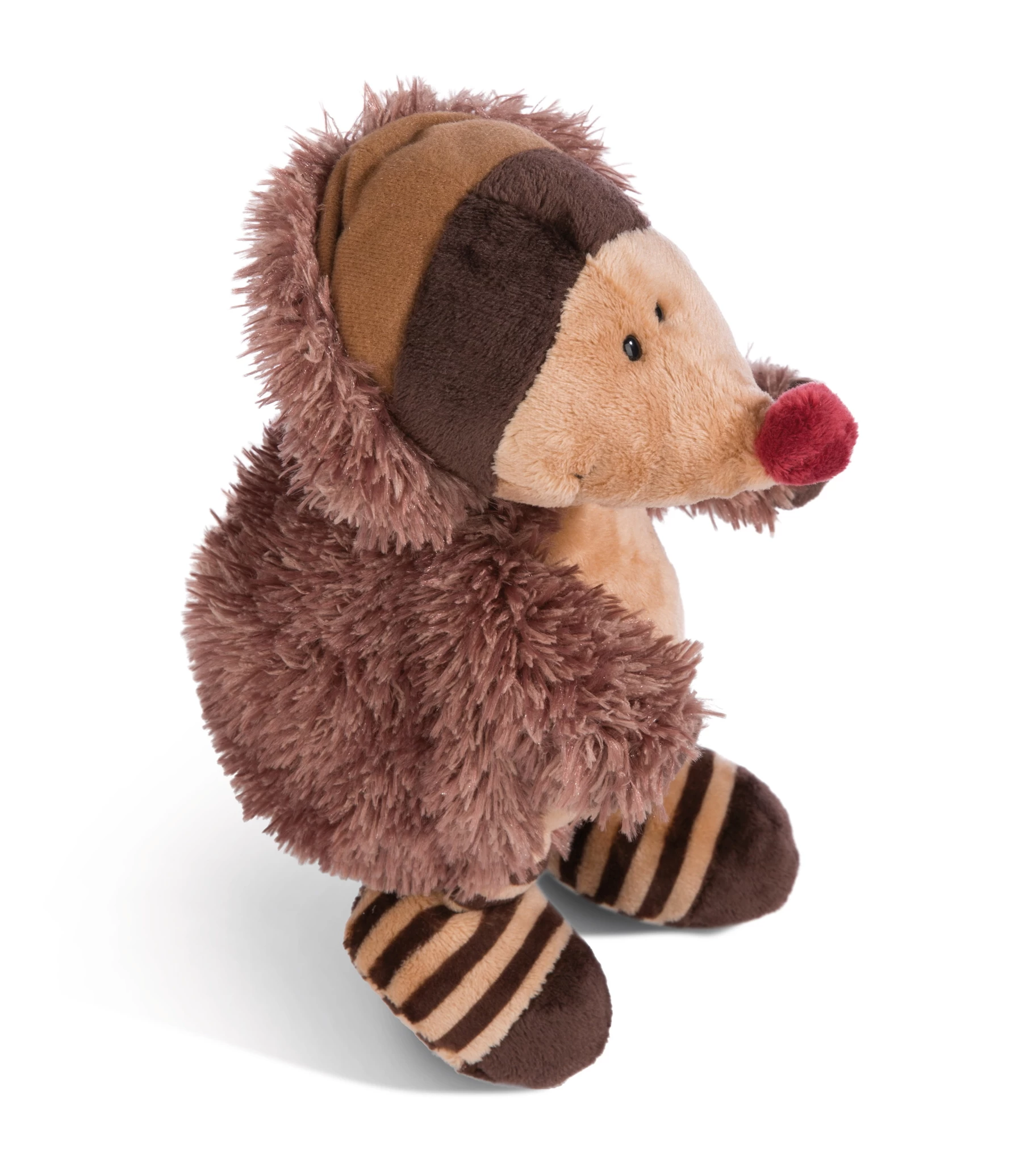 Nici 49149 Igel Hetch Hogan 20cm einrollbar Plüsch Forest Friends GREEN