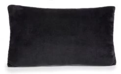 Nici 41428 Kissen Schwarzes Einhorn Carbon Flash Rechteckig 43x25cm Plüsch