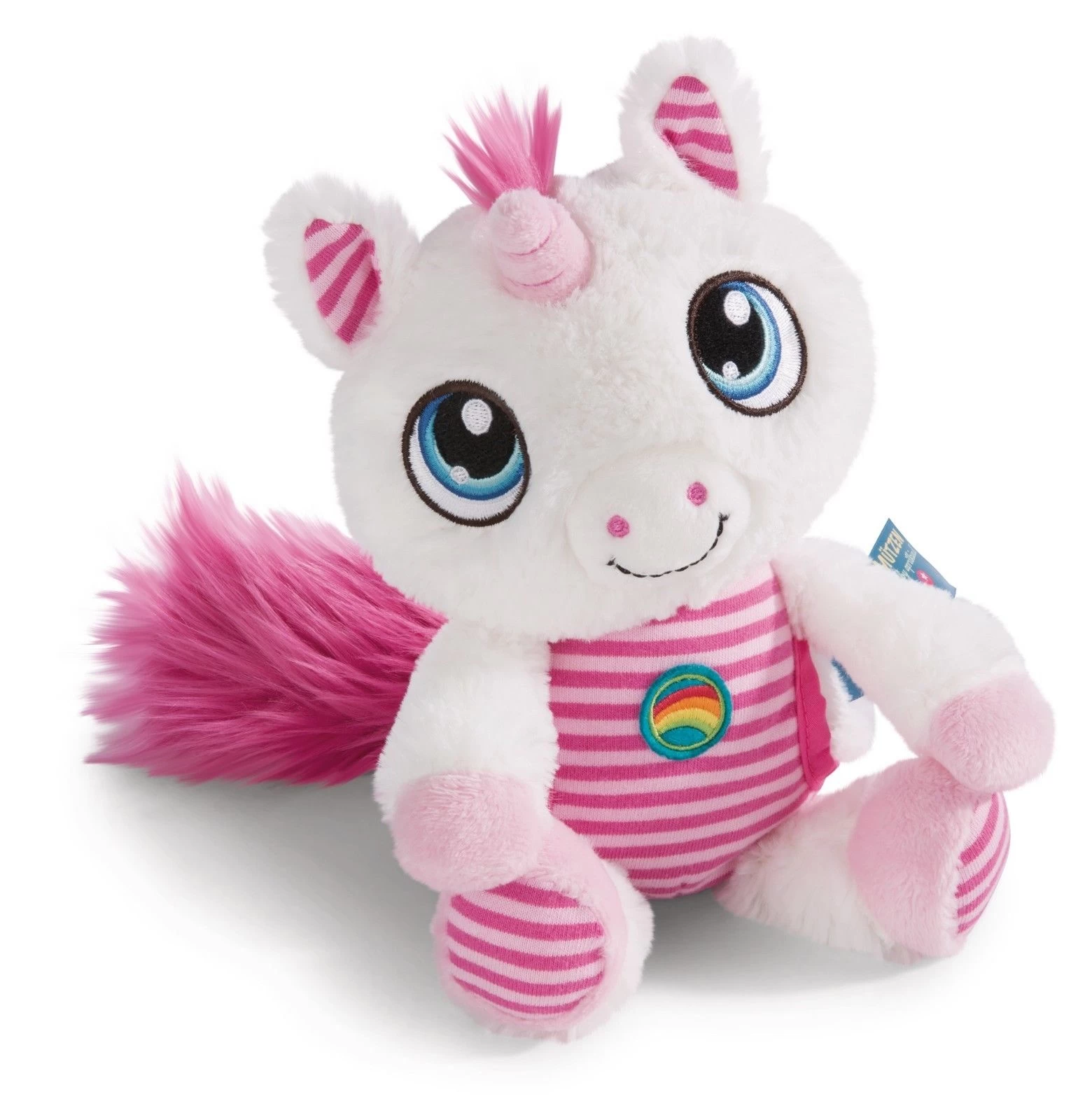 Nici 41368 Schlafmützen Einhorn Fyala weiß-rosa 38cm Plüsch Kuscheltier