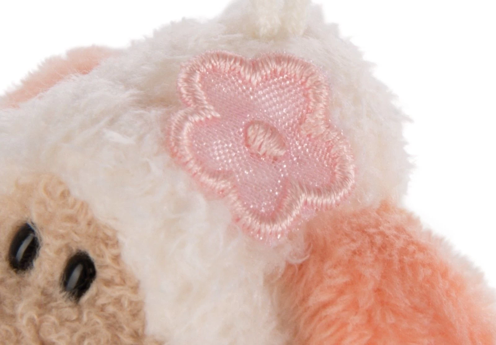 Nici 42180 Schaf Jolly Mellow mit Blüte Schlüsselanhänger Bean Bag Plüsch 10cm