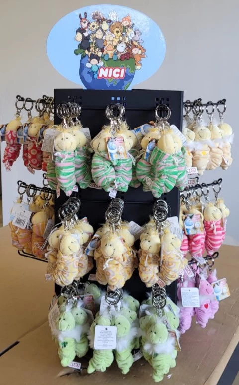 Nici 70213 Thekenständer Drehständer 3-seitig inkl. Haken und Top-Schild