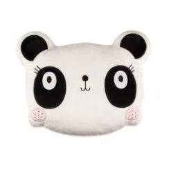 Nici 90511 Lemon Ribbon Kissen Panda Bär Kopf Figürlich 35x35cm Plüsch