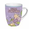 Nici 36779 Tasse Jolly Mäh Fee "Buona Fortuna!" Viel Glück Porzellan 8x10,5cm